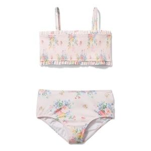 Janie and Jack Floral High waist bikini 8